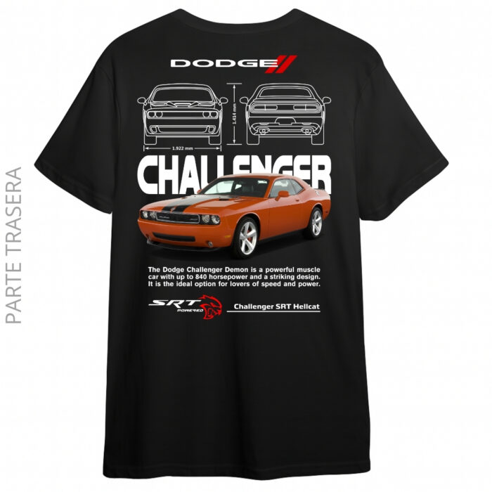 Camiseta Dodge Challenger N 10