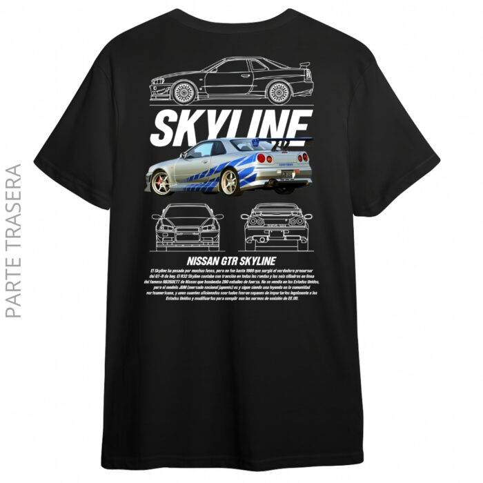 Camiseta Nissan Skyline GT-R 10